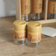 Glass Spice Jars Set 12 pieces with Wooden Stand 